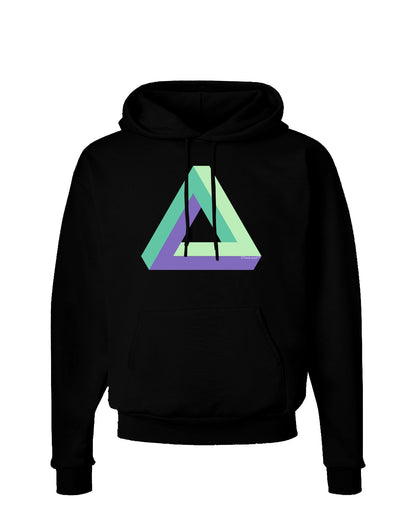 Impossible Triangle Loop Dark Hoodie Sweatshirt-Hoodie-TooLoud-Black-Small-Davson Sales