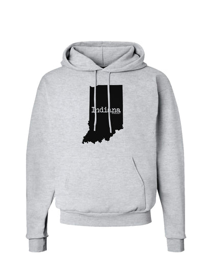 Indiana - United States Shape Hoodie Sweatshirt-Hoodie-TooLoud-AshGray-Small-Davson Sales