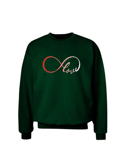 Infinite Love Adult Dark Sweatshirt-Sweatshirts-TooLoud-Deep-Forest-Green-Small-Davson Sales