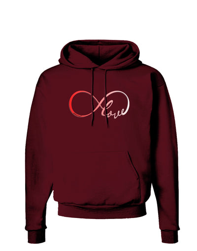 Infinite Love Dark Hoodie Sweatshirt-Hoodie-TooLoud-Maroon-Small-Davson Sales