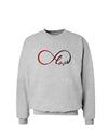 Infinite Love Sweatshirt-Sweatshirts-TooLoud-AshGray-Small-Davson Sales