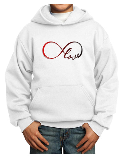 Infinite Love Youth Hoodie Pullover Sweatshirt-Youth Hoodie-TooLoud-White-XS-Davson Sales