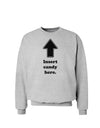 Insert Candy Here - Funny Sweatshirt-Sweatshirts-TooLoud-AshGray-Small-Davson Sales