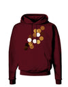 Inverted Bokeh Dark Hoodie Sweatshirt by-Hoodie-TooLoud-Maroon-Small-Davson Sales