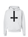 Inverted Cross Hoodie Sweatshirt-Hoodie-TooLoud-White-Small-Davson Sales