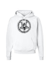 Inverted Pentagram Death Metal Star Hoodie Sweatshirt-Hoodie-TooLoud-White-Small-Davson Sales