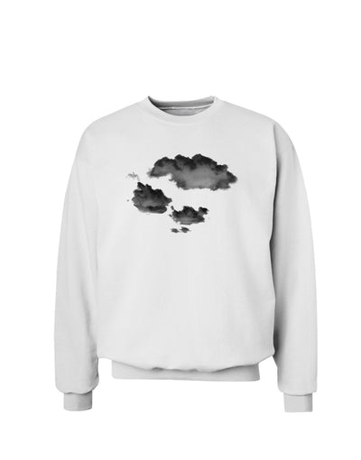 Inverted Puffy Clouds Sweatshirt-Sweatshirts-TooLoud-White-Small-Davson Sales