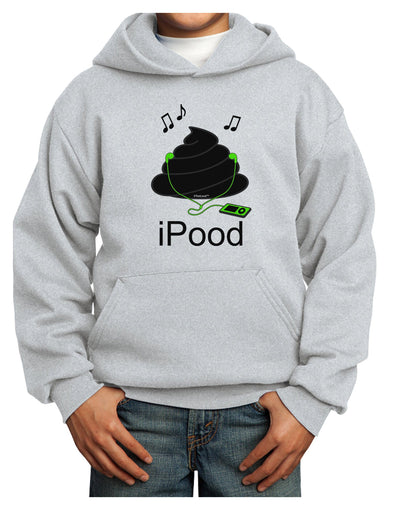 iPood Youth Hoodie Pullover Sweatshirt-Youth Hoodie-TooLoud-Ash-XS-Davson Sales