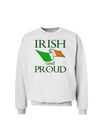 Irish and Proud Sweatshirt-Sweatshirts-TooLoud-White-Small-Davson Sales