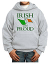 Irish and Proud Youth Hoodie Pullover Sweatshirt-Youth Hoodie-TooLoud-Ash-XS-Davson Sales