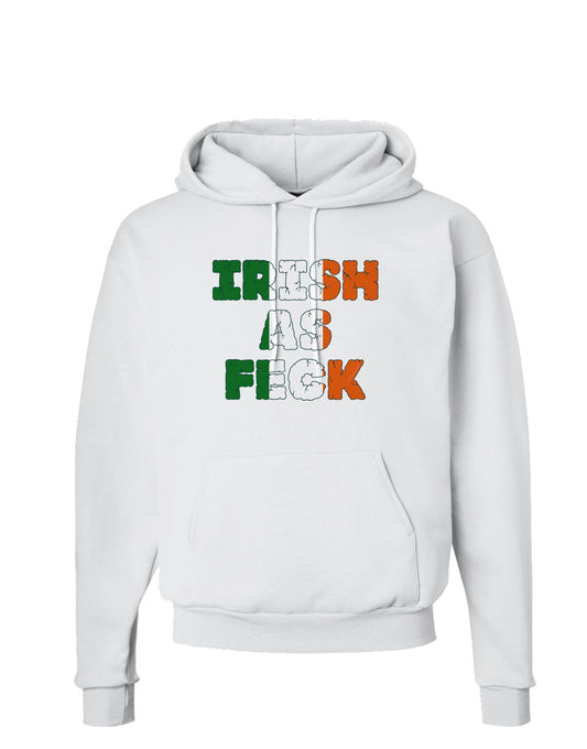 Irish As Feck Funny Hoodie Sweatshirt by TooLoud-Hoodie-TooLoud-White-Small-Davson Sales
