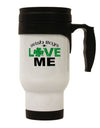 Irish Boys Love Me Stainless Steel 14oz Travel Mug-Travel Mugs-TooLoud-White-Davson Sales