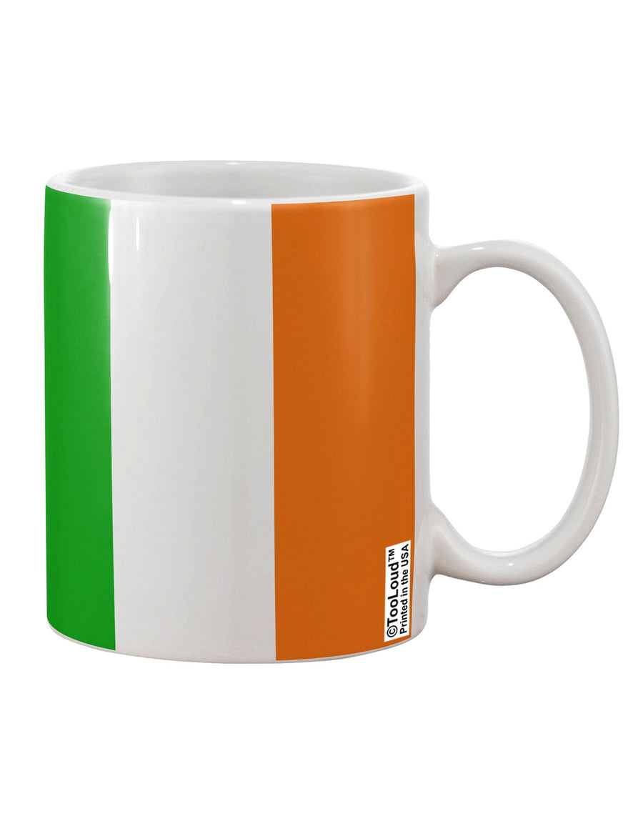 Irish Flag - Exquisite Flag of Ireland Design on an 11 oz Coffee Mug - TooLoud-11 OZ Coffee Mug-TooLoud-White-Davson Sales