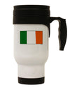 Irish Flag - Flag of Ireland Stainless Steel 14oz Travel Mug-Travel Mugs-TooLoud-White-Davson Sales