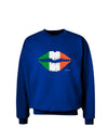 Irish Flag Kiss Adult Dark Sweatshirt by TooLoud-Sweatshirts-TooLoud-Deep-Royal-Blue-Small-Davson Sales