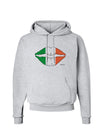 Irish Flag Kiss Hoodie Sweatshirt by TooLoud-Hoodie-TooLoud-AshGray-Small-Davson Sales