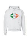 Irish Flag Kiss Hoodie Sweatshirt by TooLoud-Hoodie-TooLoud-White-Small-Davson Sales