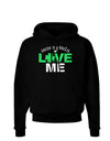 Irish Girls Love Me Dark Hoodie Sweatshirt-Hoodie-TooLoud-Black-Small-Davson Sales