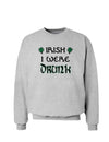 Irish I Were Drunk St. Patrick's Day Sweatshirt-Sweatshirts-TooLoud-Ash Gray-Small-Davson Sales