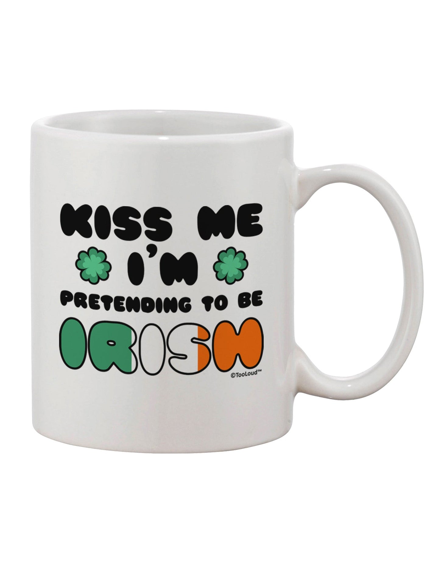 Irish-Inspired 11 oz Coffee Mug - Expertly Crafted by TooLoud-11 OZ Coffee Mug-TooLoud-White-Davson Sales