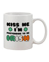 Irish-Inspired 11 oz Coffee Mug - Expertly Crafted by TooLoud-11 OZ Coffee Mug-TooLoud-White-Davson Sales