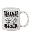 Irish-Inspired 11 oz Coffee Mug for Beer Enthusiasts - Crafted by a Drinkware Expert-11 OZ Coffee Mug-TooLoud-White-Davson Sales