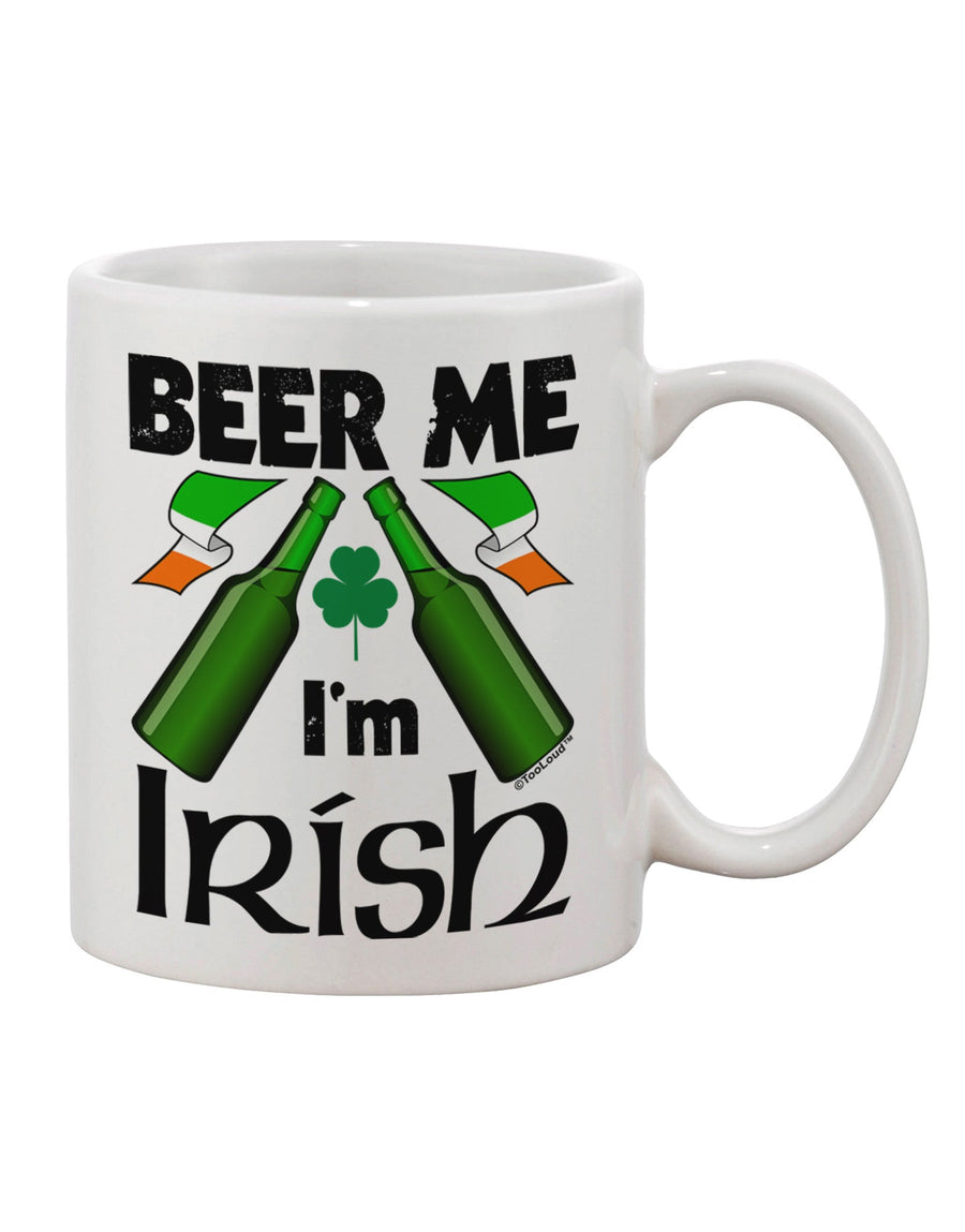 Irish-inspired 11 oz Coffee Mug for Beer Enthusiasts - TooLoud-11 OZ Coffee Mug-TooLoud-White-Davson Sales