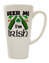 Irish-inspired 16 Ounce Conical Latte Coffee Mug - Perfect for Beer Enthusiasts-Conical Latte Mug-TooLoud-White-Davson Sales