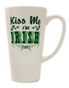 Irish-inspired 16 Ounce Conical Latte Coffee Mug - Perfect for Celebrating St. Patrick's Day! - TooLoud-Conical Latte Mug-TooLoud-White-Davson Sales