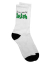 Irish-inspired Adult Crew Socks - A Perfect Addition to Your Wardrobe by TooLoud-Socks-TooLoud-White-Ladies-4-6-Davson Sales