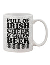 Irish-inspired and Vibrantly Printed 11 oz Coffee Mug - Crafted by a Drinkware Expert-11 OZ Coffee Mug-TooLoud-White-Davson Sales