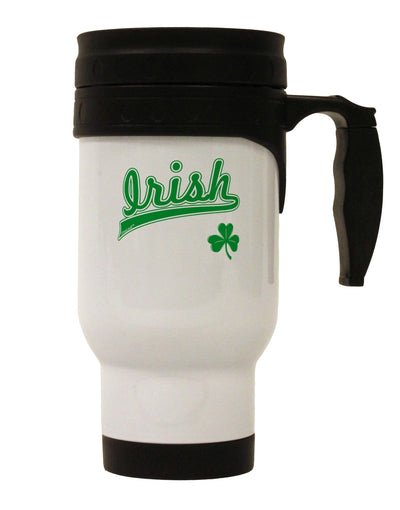 Irish Jersey Stainless Steel 14oz Travel Mug-Travel Mugs-TooLoud-White-Davson Sales