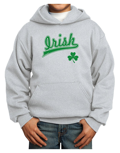 Irish Jersey Youth Hoodie Pullover Sweatshirt-Youth Hoodie-TooLoud-Ash-XS-Davson Sales