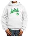 Irish Jersey Youth Hoodie Pullover Sweatshirt-Youth Hoodie-TooLoud-White-XS-Davson Sales