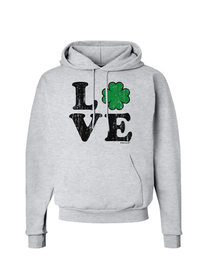 Irish Love - Distressed Hoodie Sweatshirt by TooLoud-Hoodie-TooLoud-AshGray-Small-Davson Sales