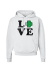 Irish Love - Distressed Hoodie Sweatshirt by TooLoud-Hoodie-TooLoud-White-Small-Davson Sales