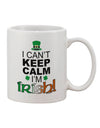 Irish Pride 11 oz Printed Coffee Mug - Expertly Crafted Drinkware TooLoud-11 OZ Coffee Mug-TooLoud-White-Davson Sales