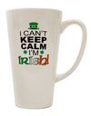 Irish Pride 16 Ounce Conical Latte Coffee Mug - TooLoud-Conical Latte Mug-TooLoud-White-Davson Sales