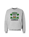 Irish Today Hungover Tomorrow Sweatshirt-Sweatshirts-TooLoud-AshGray-Small-Davson Sales