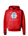 Is It Christmas Yet - Yeti Abominable Snowman Dark Hoodie Sweatshirt-Hoodie-TooLoud-Red-Small-Davson Sales