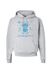 Is It Christmas Yet - Yeti Abominable Snowman Hoodie Sweatshirt-Hoodie-TooLoud-AshGray-Small-Davson Sales