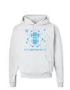 Is It Christmas Yet - Yeti Abominable Snowman Hoodie Sweatshirt-Hoodie-TooLoud-White-Small-Davson Sales