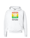 iSmoke Logo - Marijuana Leaf Hoodie Sweatshirt-Hoodie-TooLoud-White-Small-Davson Sales