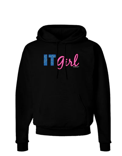 IT Girl Dark Hoodie Sweatshirt-Hoodie-TooLoud-Black-Small-Davson Sales