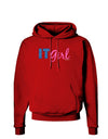 IT Girl Dark Hoodie Sweatshirt-Hoodie-TooLoud-Red-Small-Davson Sales