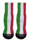 Italian Flag Adult Crew Socks - Exquisite All Over Print - TooLoud