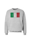 Italian Flag - Distressed Sweatshirt by TooLoud-Sweatshirts-TooLoud-AshGray-Small-Davson Sales