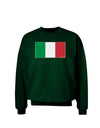 Italian Flag - Italy Adult Dark Sweatshirt by TooLoud-Sweatshirts-TooLoud-Deep-Forest-Green-Small-Davson Sales