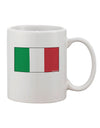 Italian Flag - Italy Inspired 11 oz Coffee Mug by TooLoud-11 OZ Coffee Mug-TooLoud-White-Davson Sales