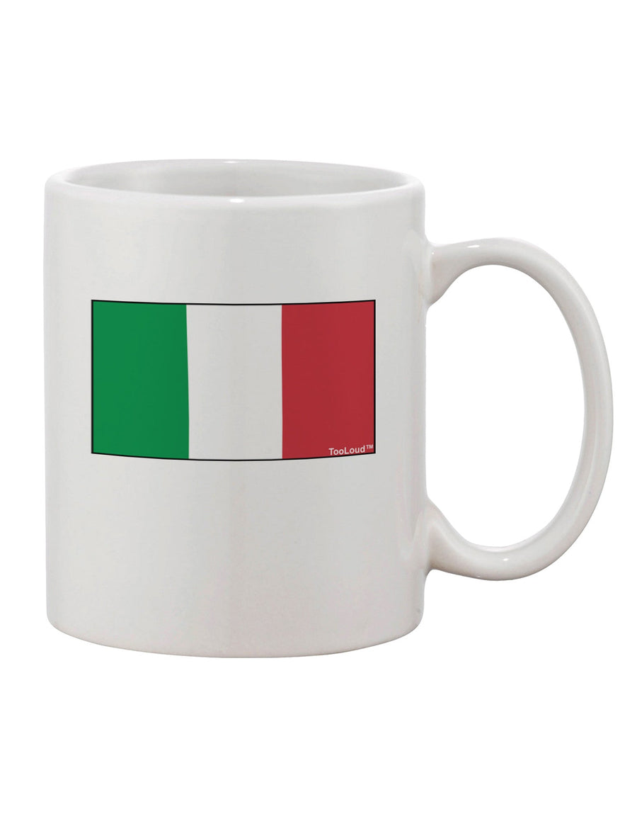 Italian Flag - Italy Inspired 11 oz Coffee Mug by TooLoud-11 OZ Coffee Mug-TooLoud-White-Davson Sales